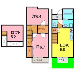 サマーブリーズⅢの物件間取画像